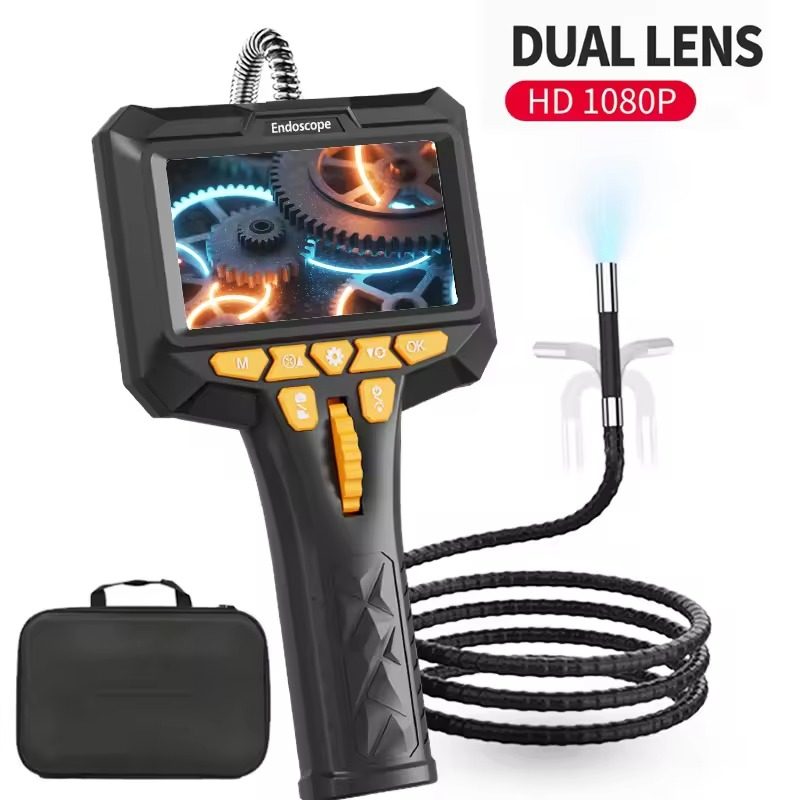 2-Way Articulating Endoscope 4.5'' 360° Steering Inspection