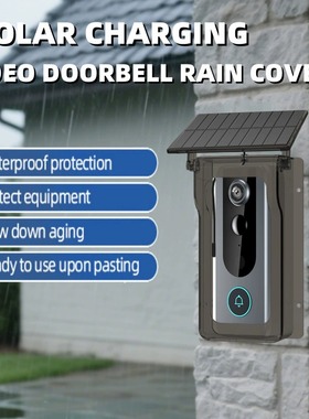 solar tuya Smart Video Doorbell WiFi Camera Waterproof
