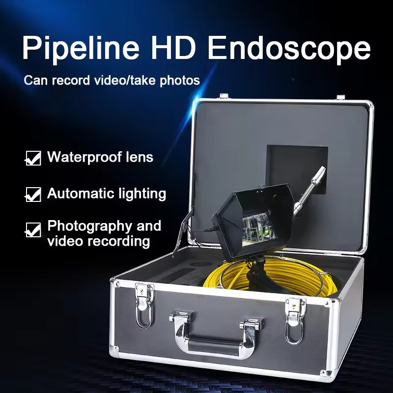 Sewer Camera Self Leveling Pipe Plumbing Snake Camera