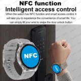 Smart Watch Sports NFC Compass Flashlight Bluetooth Call