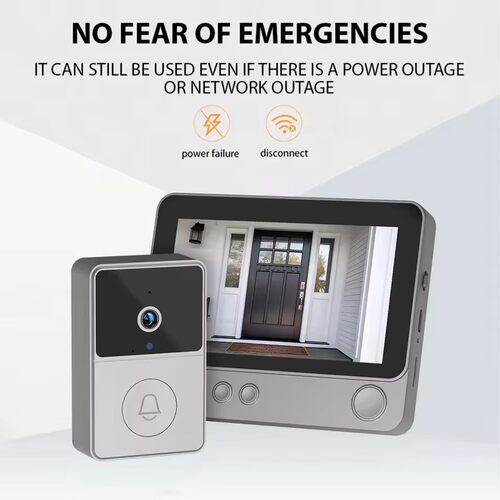 Two Way Audio Intercom Door Monitoring Doorbell Video Camera