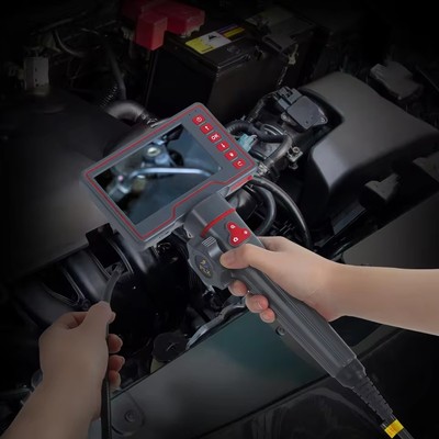 Industrial Endoscope Car Sewer Video Camera Borescope 5 inch