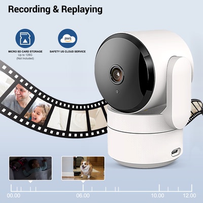 Tuya 1080P Indoor Wifi Ip Camera Wireless Baby Monitor Night