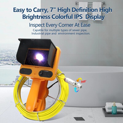 Professional Plumbing Drain Pipe Inspection Sewer Camera