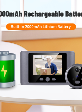 Doorbell Peephole 2.8' Night Version Door Camera Viewer Bell