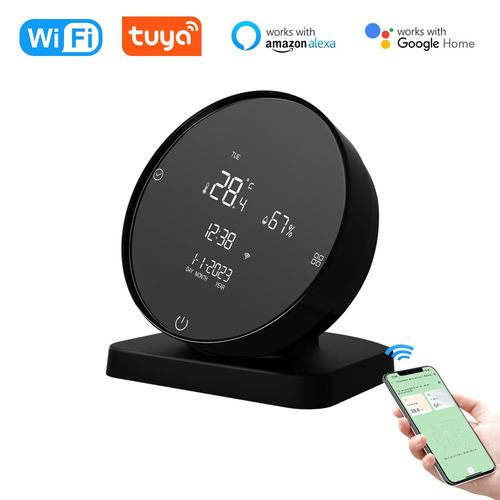 Tuya WIFI USB Rechargeable Temperature and Humidity Meter LC