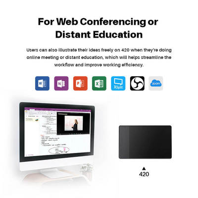 Original HUION 420 4-Inch Digital Tablets Mini USB Signature