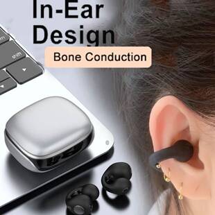 JX80 Clip-ear bone conduction wireless headset Sport Earbud