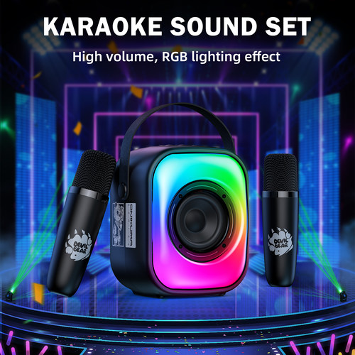 Onikuma Wireless Speaker  with 2 Microphone Music Player