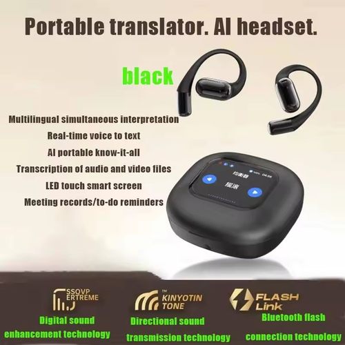 AI Translator Earbuds144 Languager Earphone Translation
