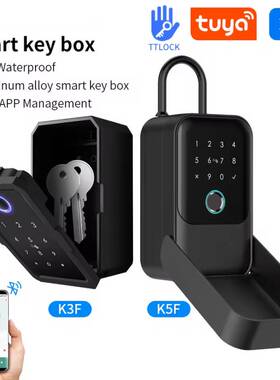 Tuya Smart lock  Outdoor Waterproof Key Safe Box Fingerprint