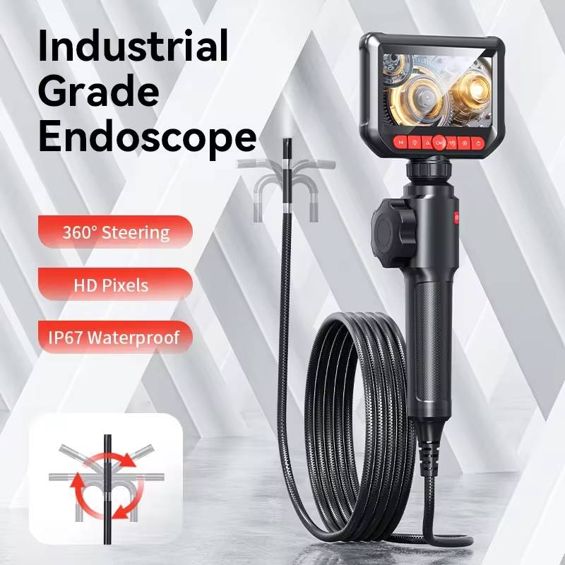 Bi-Directional Borescope Camera Automotive Repair Inspection