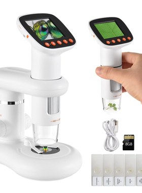 Desktop Kids Microscope Handheld Digital  Fill Lights