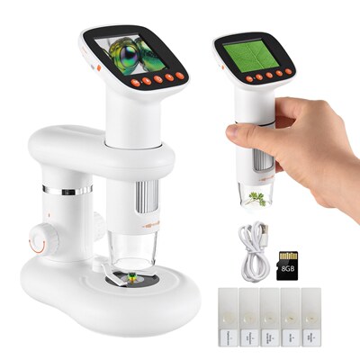Desktop Kids Microscope Handheld Digital  Fill Lights