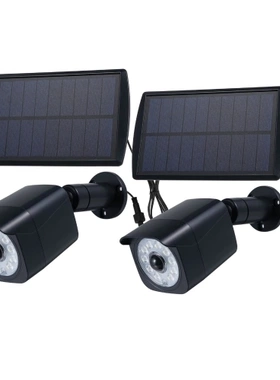 Neoglint 2 Pack Outdoor Motion Sensor Solar Lights Spotlight
