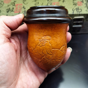 丰一阁天津工砑花掐花押花和合图本长鸡心蝈蝈葫芦叫罐鸣虫用具