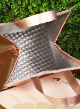 特价金色6寸8寸10寸12寸大号加高芭比冰淇淋蛋糕保温袋 手提冰包