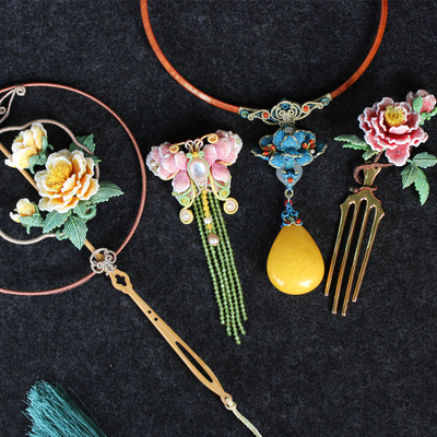 结匠手作原创12花神之四月牡丹花套课