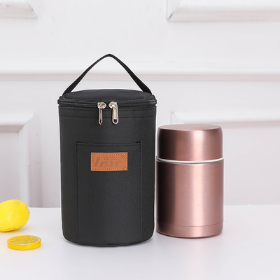 圆形铝箔便当包学生保温桶保温袋