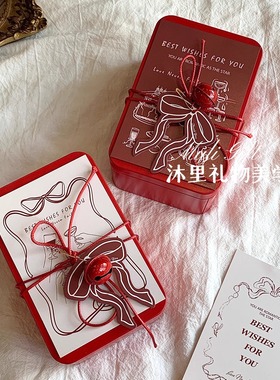 结婚喜糖盒法式复古桌糖盒铁盒小众订婚宴糖果盒子高级感糖果礼盒