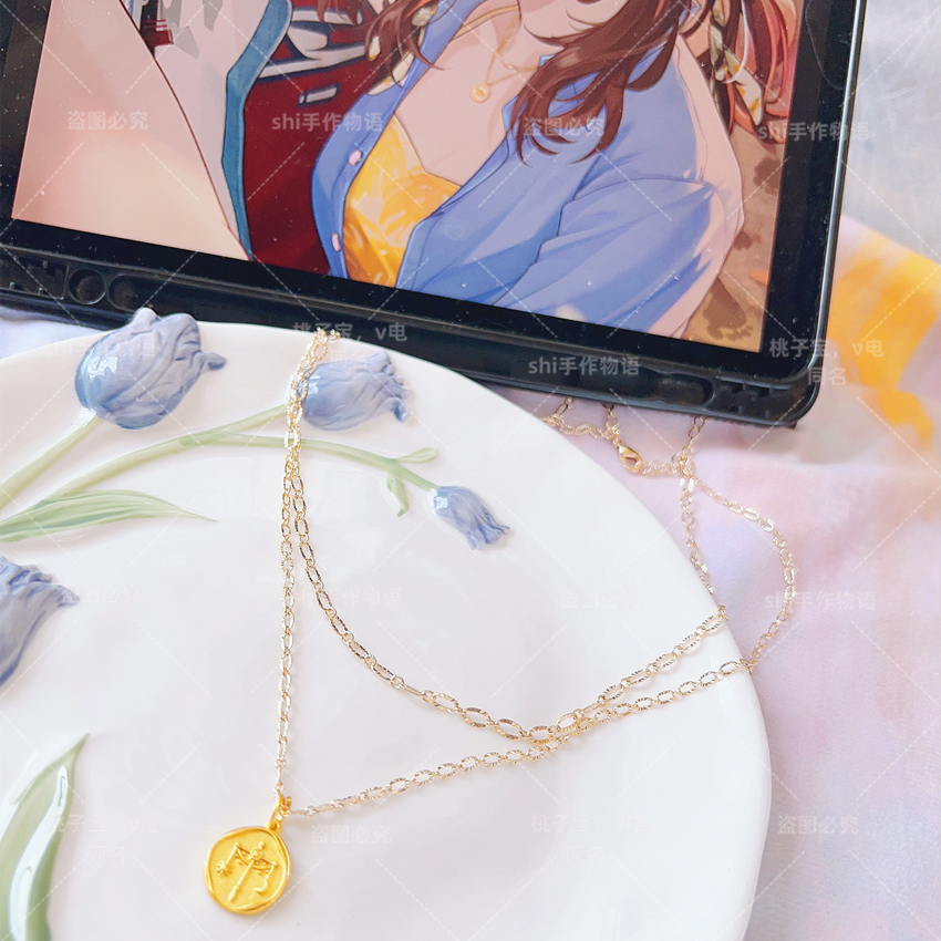 陆景和滨旅甜约衍生款项链沙金双层你的配饰未定事件簿