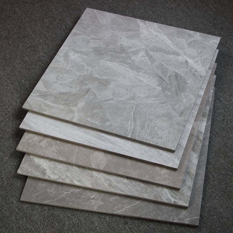 灰色仿古砖600x600仿大理石瓷砖餐厅阳台防滑地砖门面超市地板砖