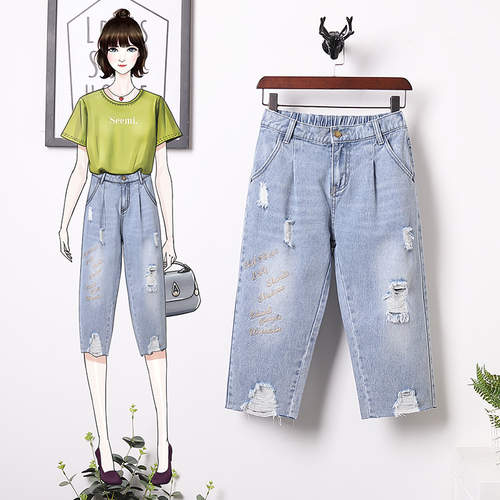 万成顺大码牛仔厂家 WCSDMNZCJ6029