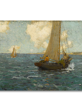 【特惠捡漏】格兰维尔•雷德蒙德复刻版画印象派风景装饰挂画画芯
