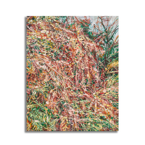 Boree复古风森系秋日丛林抽象植物小众艺术装饰无框挂画复刻版画