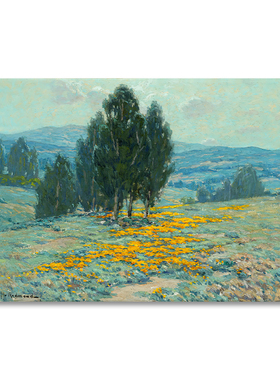 【特惠捡漏】格兰维尔•雷德蒙德复刻版画印象派风景装饰挂画画芯