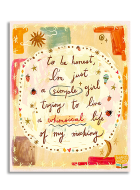 【一口价】插画师Abbie Rosie英文花朵客厅装饰画挂画复刻版画芯