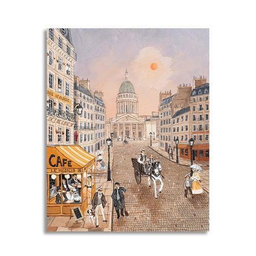 【一口价】巴黎铁塔欧美Fabienne Delacroix装饰画挂画复刻版画芯