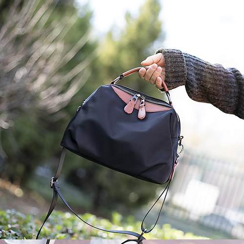 2025新款小众包包斜跨包潮女士尼龙帆布轻便手提包休闲单肩小包包