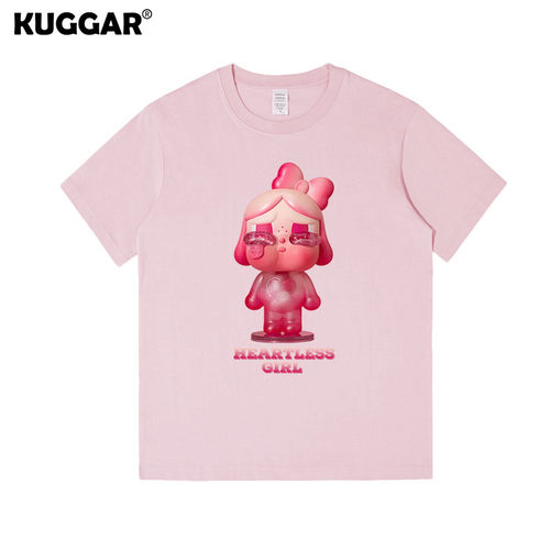 crybaby哭娃哭泣宝贝短袖t恤百搭卡通儿童套装裤衣服周边男女纯棉