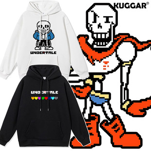 传说之下卫衣undertale连帽游戏周边长袖男外套休闲宽松大码衣服