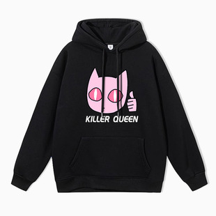 JOJO的奇妙冒险衣服百搭卫衣杀手皇后男女吉良吉影空条徐伦加绒