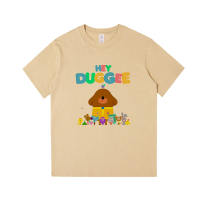 Hi Dodge short-sleeved T-shirt in collaboration with Hey Duggee's cartoon loose T-shirt for summer children's wear for both men and women thumbnail 5