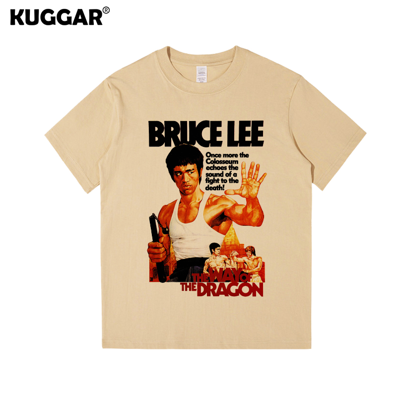 李小龙短袖短袖KUGGAR国潮