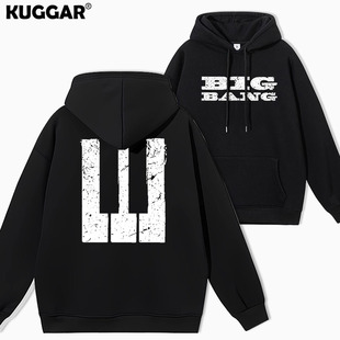 BIGBANG权志龙20周年演唱会同款钢琴卫衣周边应援物外套秋冬加绒