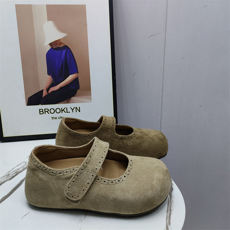 复古风玛丽珍勃肯鞋女平底百搭休闲单鞋圆头浅棕色,女鞋,勃肯鞋/软木鞋,淘宝优惠券,粉丝福利购,淘宝优惠卷