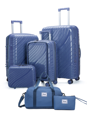 特莱森超轻旅行拉杆箱6件套万向轮大容量密码箱包男女通用