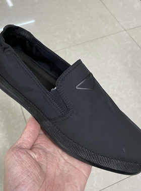 广州新款透气网布男士休闲乐福鞋
