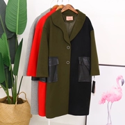 Wang Xiaobao Abby thế hệ phụ nữ áo choàng dài một mặt cashmere ZN-1683987 8-21-01 - Trung bình và dài Coat