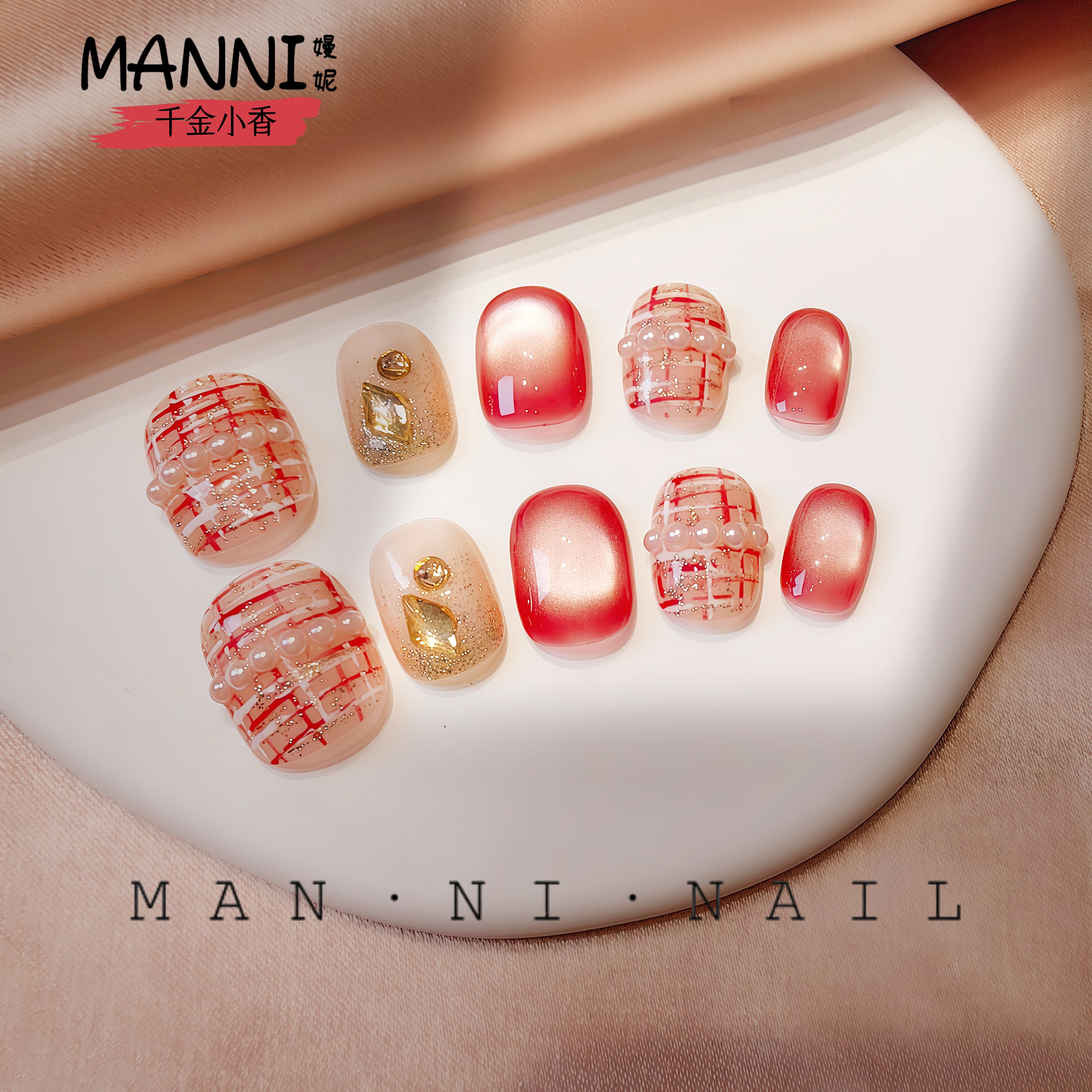 短款秋冬氛围感穿戴甲