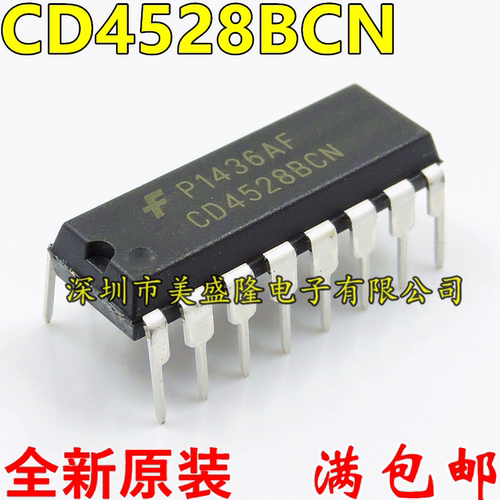 直插 CD4528BCN CD4528 DIP-16 多频振荡器 逻辑IC 全新进口原装