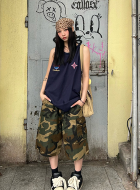 A11SLAVE刺绣运动基础背心男女潮牌修身坎肩上衣夏季健身无袖T恤