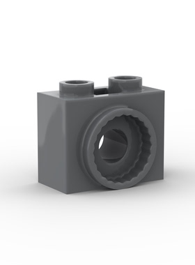 兼容积木80431零件 1x2x1 1/3特殊科技砖带铰链筒 机甲关节