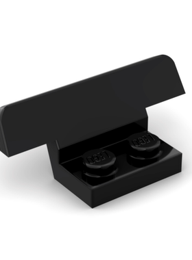 兼容30925积木零件 1x4汽车尾翼扰流板带1x2底座 MOC拼装配件