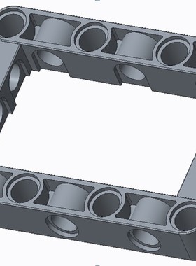 【开智正品】拼装益智科技积木零件 5*7孔臂圈 NO.K64179