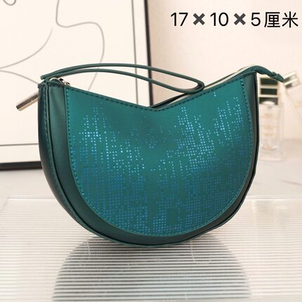 专柜赠品化妆包绿色PU质感好轻奢便携小巧可爱收纳包手拎包防水